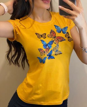 Mariposas Azules, Amarillas y Negras