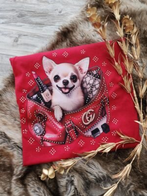 Perrito y Bolso Rojo