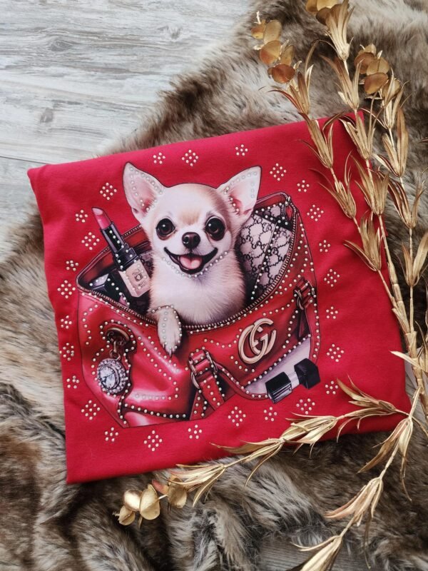 Perrito y Bolso Rojo