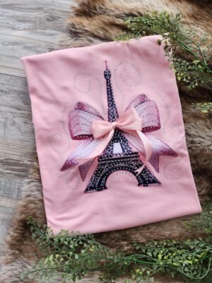 Torre Paris Moño Rosa