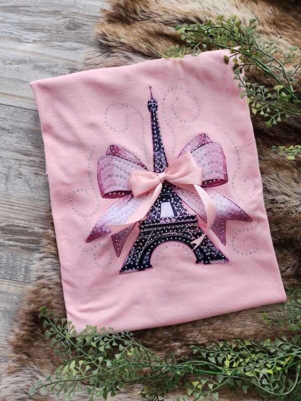 Torre Paris Moño Rosa