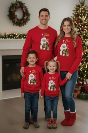 BUZOREGALONOELRENOFAMILIA Regalo Papá Noel y Reno Buzo